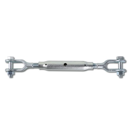 ROBUR 8009TZ Tenditori a due forcelle canaula a tubo DIN 1478 zincati