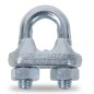 ROBUR 8016 Morsetto per fune in acciaio zincato