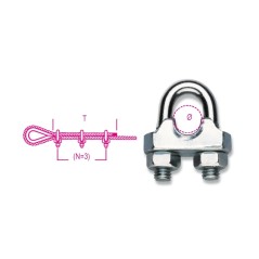 ROBUR 8016FR Morsetti in acciaio, corpo stampato a freddo zincati