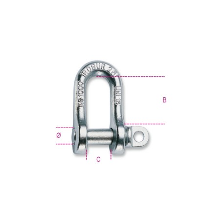 ROBUR 8026A Grilli per sollevamento diritti, tipo UNI acciaio al carbonio zincati