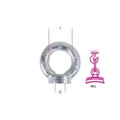 ROBUR 8042EZ Golfari per sollevamento femmina, zincati