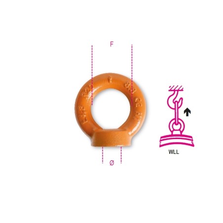 ROBUR 8043 Golfari femmina per sollevamento, acciaio legato ad alta resistenza grado 8