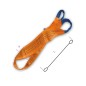 ROBUR 8161 Braca per sollevamento arancio 10t nastro piatto a due strati, 20t nastro piatto a quattro strati, asole rinforzate
