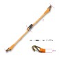 ROBUR 8188CU/25 Sistemi di legatura con ganci uncino, cricchetto tenditore LC 400kg nastro in poliestere ad alta tenacità (PES)