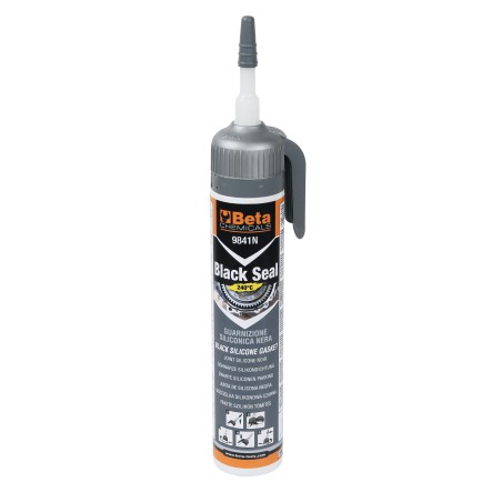 BETA 9841N  CONF. Guarnizione siliconica nera a reticolazione acetica