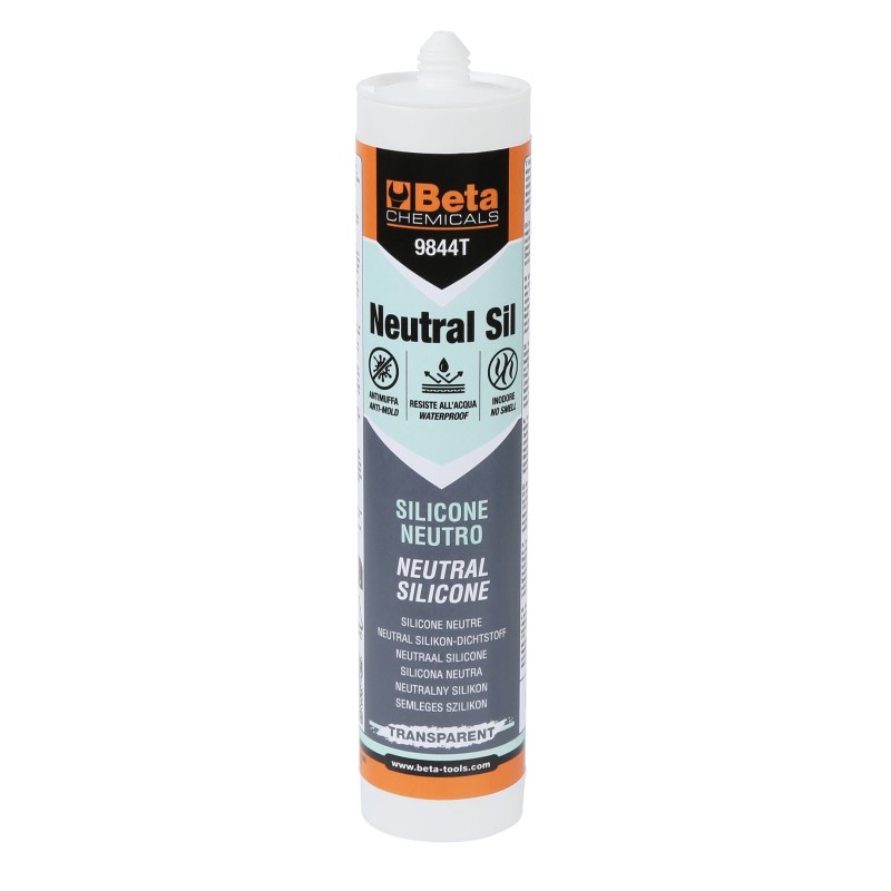 BETA 9844T - CONF. Neutral Sil Neutral Sil - Silicone neutro antimuffa trasparente