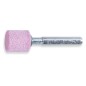 BETA 11101 Mole abrasive con gambo, granuli abrasivi con corindone rosa con legante ceramico, forma cilindrica