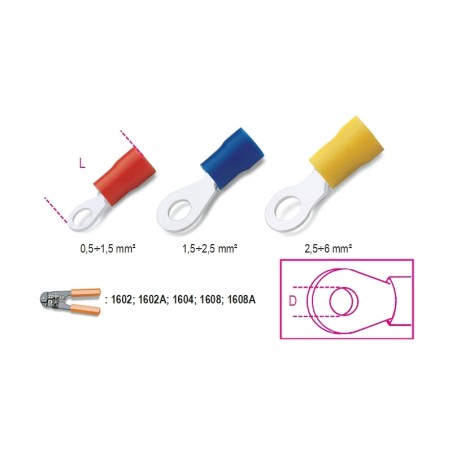 BM 1610-B Terminali preisolati ad occhiello