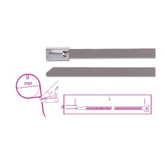 BM 1748-S Fascette autobloccanti in acciaio inossidabile