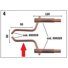 ELETTRODO A PINZA  D.10 TELWIN 690009