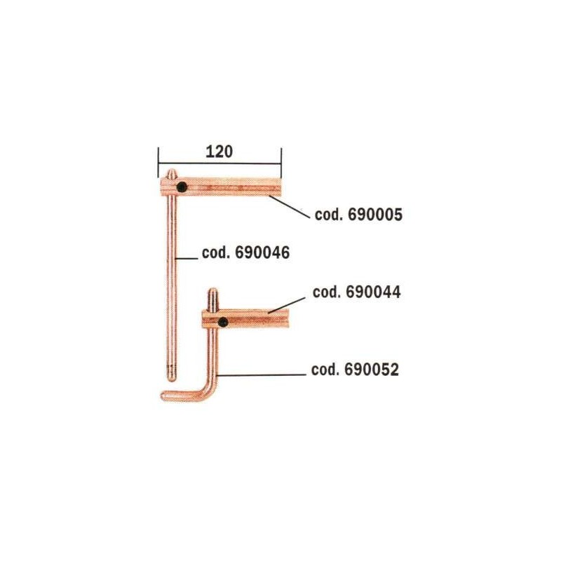 ELETTRODO CURVO D.12MM cod. 690052 TELWIN