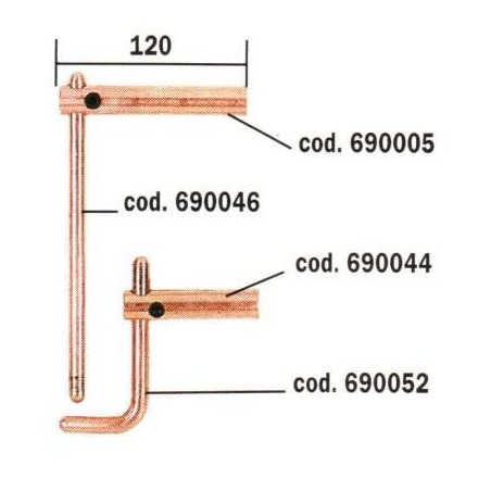 ELETTRODO CURVO D.12MM cod. 690052 TELWIN