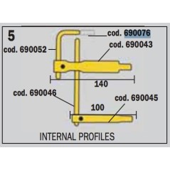 ELETTRODO CURVO D.12MM cod. 690076 TELWIN