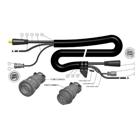 KIT CAVI DI COLLEGAMENTO 70 MMQ  10 M TELWIN 802349