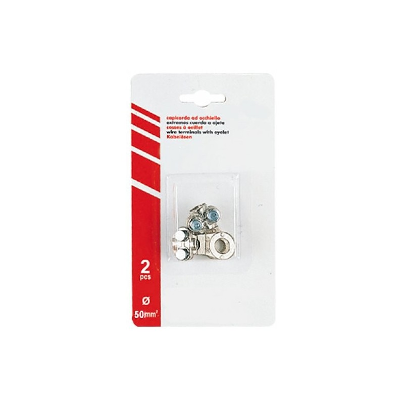 KIT 2 CAPICORDA AD OCCHIELLO 50MMQ TELWIN 802563