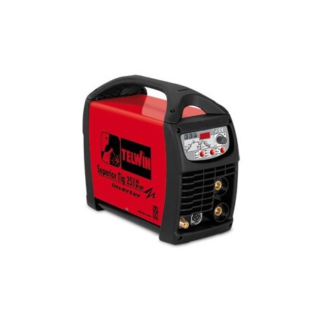 SALDATRICE TELWIN  SUPERIOR TIG 251 DC-HF/LIFT VRD 400V cod. 816029