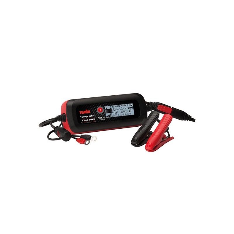 CARICABATTERIE AUTOMATICO T-CHARGE 12 EVO TELWIN 807578
