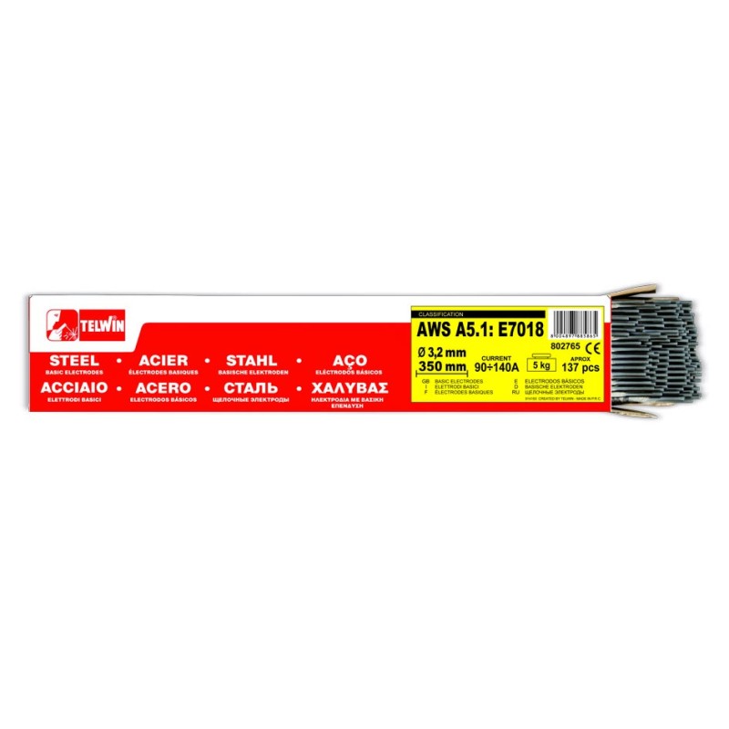 ELETTRODI BASICI D.3,2MM 4KG - 802947 TELWIN