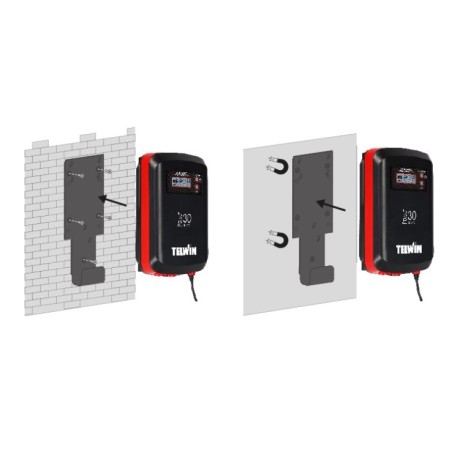 KIT SUPPORTO A MURO x CARICABATTERIE - cod. 803086 TELWIN