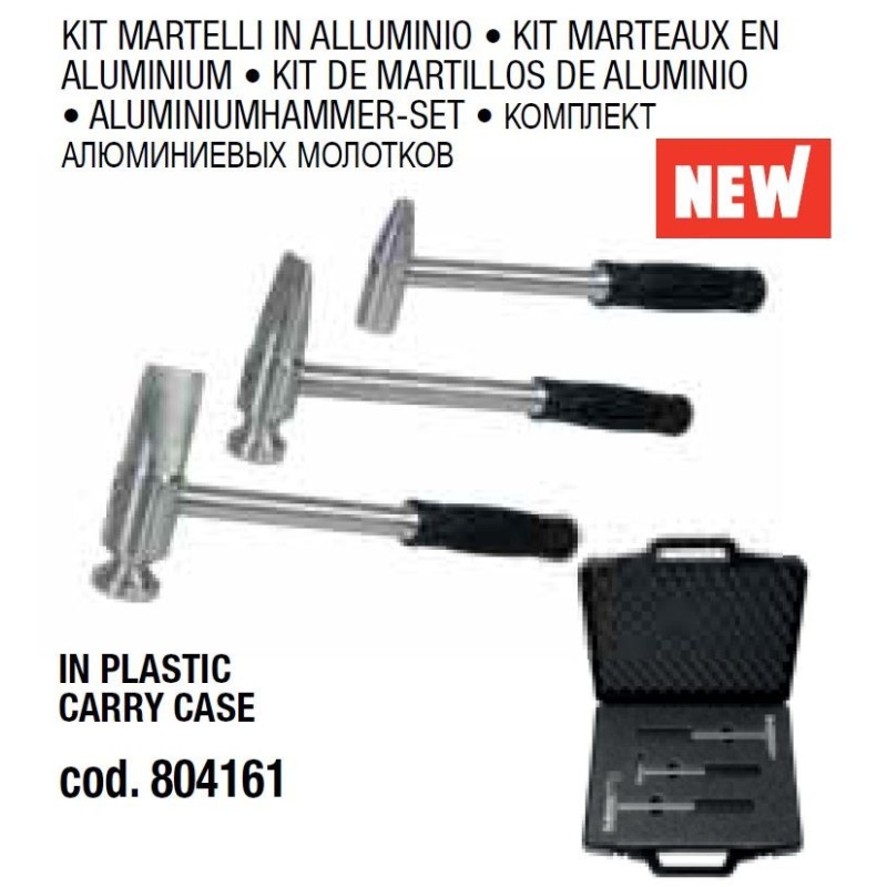 KIT 3 MARTELLI IN ALLUMINIO TELWIN 804161