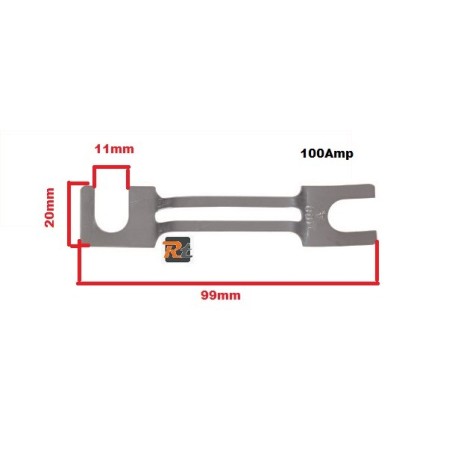 KIT 10 FUSIBILI LAMELLA 100A TELWIN 802131