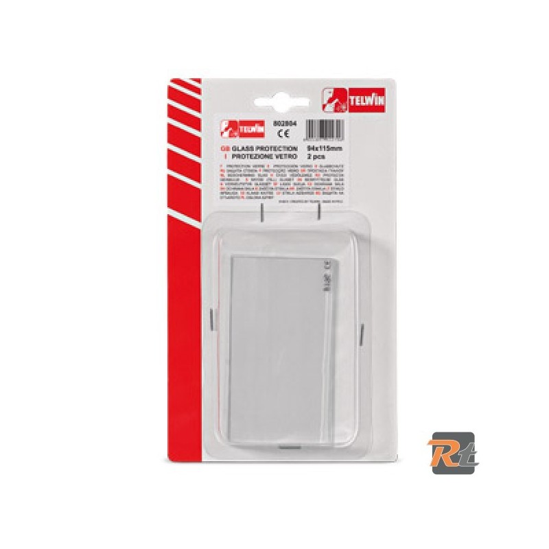 KIT 2 PROTEZIONI VETRO ESTERNO 102x115 mm x Tribe 9-13 cod. 804311 TELWIN