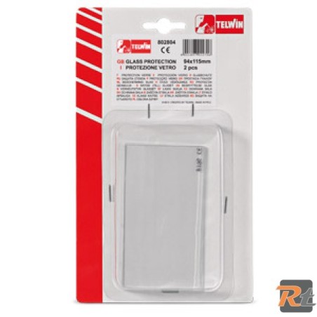 KIT 2 PROTEZIONI VETRO ESTERNO 102x115 mm x Tribe 9-13 cod. 804311 TELWIN