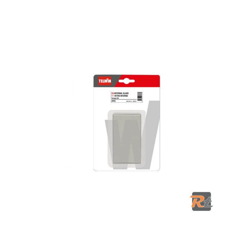 KIT 2 PROTEZIONI VETRO INTERNO 47x100mm PER MASCHERA SALDATURA - 804313 TELWIN