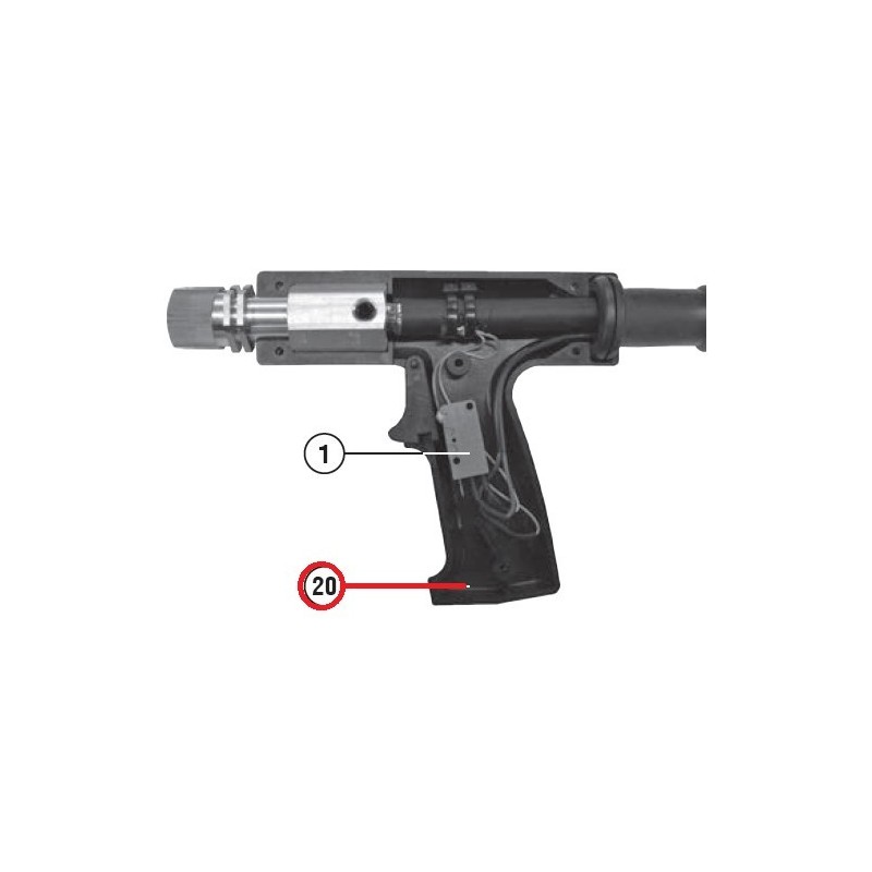 KIT IMPUGNATURA PISTOLA - RICAMBIO TELWIN 990240