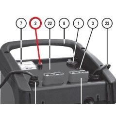 PULSANTE DI RICAMBIO PER AVVIATORI TELWIN 121095