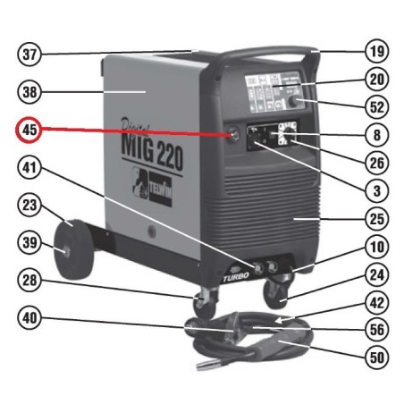 723216 ATTACCO TORCIA TELWIN