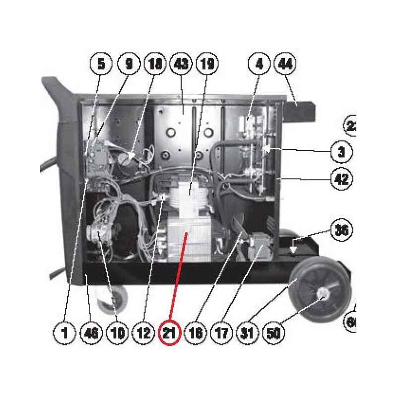 KIT TRASFORMATORE TELWIN 990814