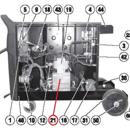 KIT TRASFORMATORE TELWIN 990814