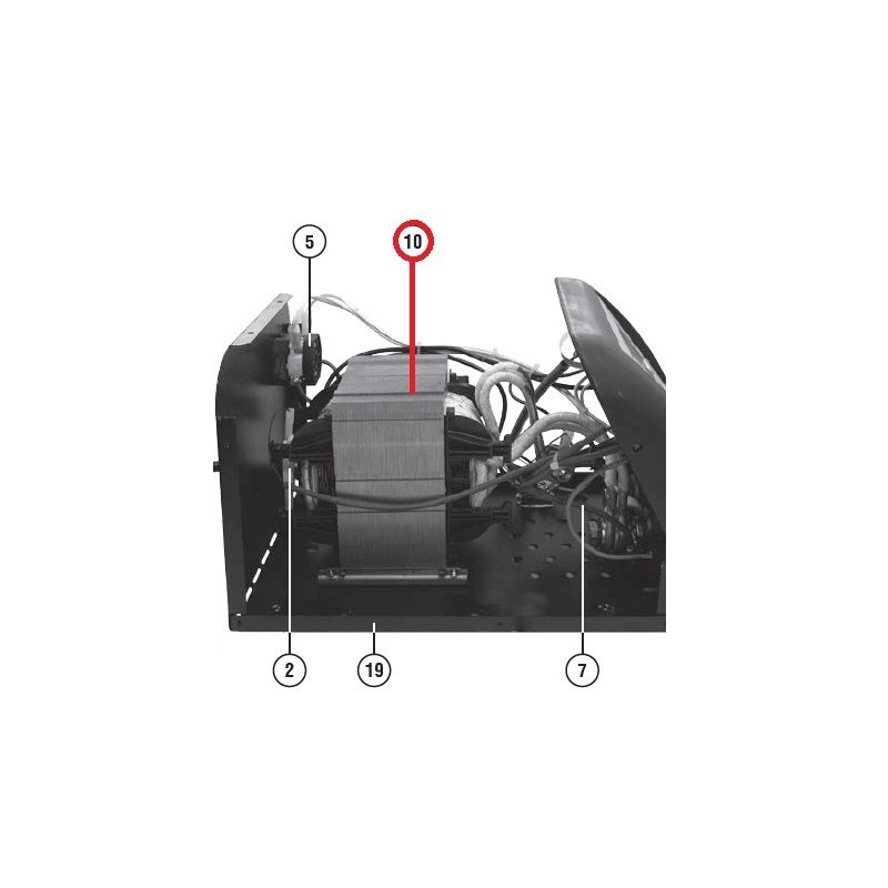 TRASFORMATORE RICAMBIO TELWIN PER DIGITAL PULLER 5500 DUO 169925
