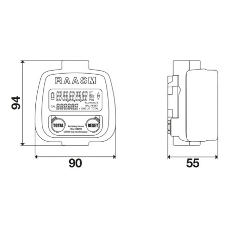 37780 Contalitri digitale per olio