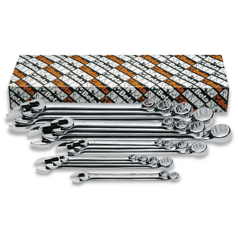 BETA 42LMP/S18 Serie di 18 chiavi combinate lunghe