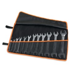 BETA 55/B12N
 Serie di 12 chiavi a forchetta doppie (art. 55) in busta avvolgibile di poliestere resistente