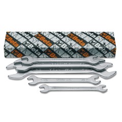 BETA 55AS/5 Serie di 5 chiavi a forchetta doppie, misure in pollici