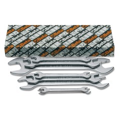 BETA 55AS/12 Serie di 12 chiavi a forchetta doppie, misure in pollici