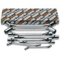 BETA 80/S8 Serie di 8 chiavi a bussola poligonale snodate doppie (art. 80)