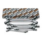 BETA 80/S8 Serie di 8 chiavi a bussola poligonale snodate doppie (art. 80)