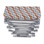BETA 80/S11 Serie di 11 chiavi a bussola poligonale snodate doppie (art. 80)