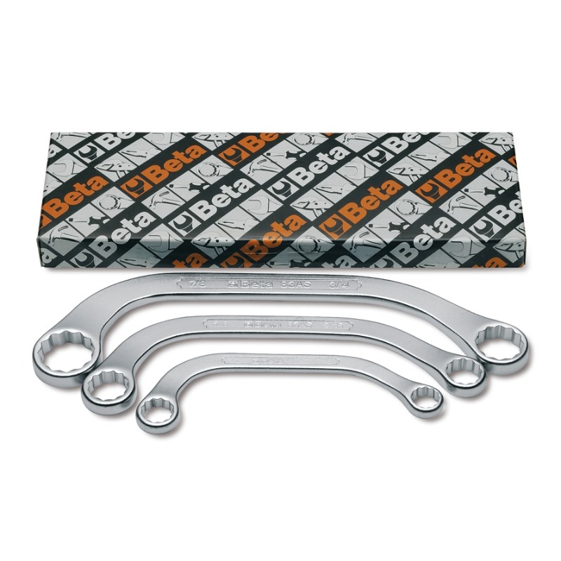 BETA 83AS/3 Serie di 3 chiavi poligonali per starter, misure in pollici