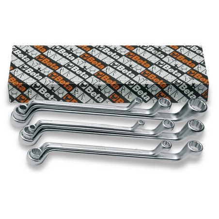 BETA 90/S12 Serie di 12 chiavi poligonali doppie curve