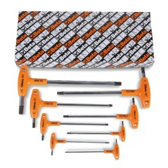 BETA 96T/S8 Serie di 8 chiavi maschio esagonale piegate con impugnatura di manovra (art. 96T)