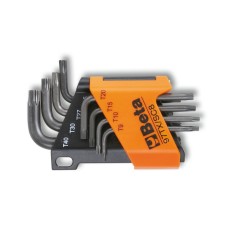 BETA 97TX/SC8 Serie di 8 chiavi maschio piegate per viti con impronta Torx® (art. 97TX) con supporto