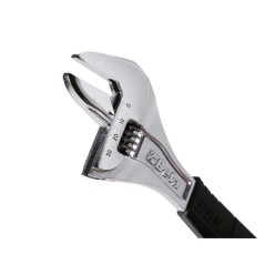 BETA 111CM Chiave regolabile a rullino cromata, modello corto con apertura maggiorata