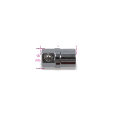 BETA 123E1/4 Adattatore portainserti da 1/4" per chiavi a cricchetto da 10 mm cromato