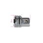 BETA 123Q1/2 Adattatore a sgancio rapido da 1/2" per chiavi a cricchetto da 19 mm cromato
