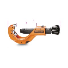 BETA 338 Tagliatubi ad avanzamento telescopico rapido per rame, leghe leggere e plastica